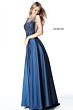 Sherri Hill 51478 Illusion Neckline Beaded Bodice Dress