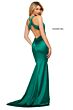 Sherri Hill 53392 Criss Cross Back Jewel Neck Dress
