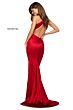 Sherri Hill 53392 Criss Cross Back Jewel Neck Dress