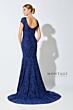 Ivonne D Exclusively for Mon Cheri 221D54 Scoop Neck Lace Dress
