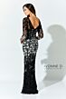 Ivonne D Exclusively for Mon Cheri ID928 Long Sleeve Two-Tone Dress