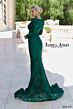 Jessica Angel 237 Illusion Midriff Long Sleeve Dress