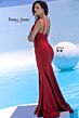 Jessica Angel 314 Strappy Back Slit Skirt Dress