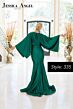 Jessica Angel 335 Kimono Sleeves Plunging Neck Dress