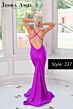 Jessica Angel 337 Cross Back Pleated Bodice Dress