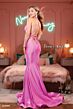 Jessica Angel 338N V-Neck Lace-Up Back Dress