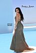 Jessica Angel 366 Slit Skirt Lace-Up Back Dress