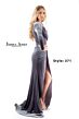 Jessica Angel 371 Long Sleeves High Slit Dress