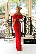 Jessica Angel 373 Ruffle Slit Off The Shoulder Dress