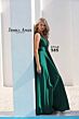 Jessica Angel 385 High Slit Plunging Neck Dress