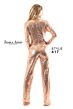 Jessica Angel 417 Plunging Neckline Sequin Jumpsuit