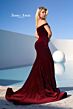 Jessica Angel 513 Illusion Slit Off The Shoulder Dress