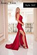 Jessica Angel 563 One Sleeve Side Slit Dress