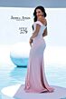 Jessica Angel 579 Asymmetrical Neckline Fitted Dress
