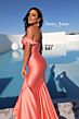 Jessica Angel 581 Draped Skirt Off The Shoulder Dress