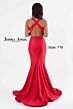 Jessica Angel 719 Plunging Neckline Cross Back Dress
