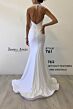 Jessica Angel 761 Feather Neckline Backless Dress