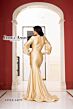 Jessica Angel 777 Bishop Sleeves Plunging Neck Dress