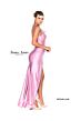 Jessica Angel 841 One Shoulder Feather Dress