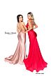 Jessica Angel 846 Strappy Back Plunging Neck Dress
