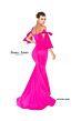 Jessica Angel 848 Bow Straps Off The Shoulder Dress