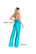 Jessica Angel 849 Halter Top 2 Piece Jumpsuit