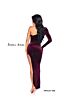 Jessica Angel 853 Side Slit One Sleeve Dress