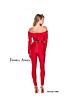 Jessica Angel 868 Metal Belt Off The Shoulder Jumpsuit