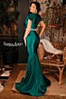 Jessica Angel 879 Beaded Belt Surplice Top Dress