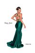 Jessica Angel 881 Lace-Up Back Ruched Dress