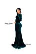 Jessica Angel 887 Cutaway Slit Long Sleeve Dress