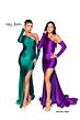 Jessica Angel 892 Asymmetrical Neckline Long Sleeves Dress