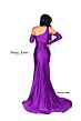 Jessica Angel 892 Asymmetrical Neckline Long Sleeves Dress
