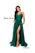 Jessica Angel 894 High Slit Lace-Up Dress