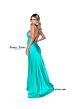 Jessica Angel 919 Feather Waist Lace-Up Dress