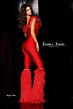 Jessica Angel 954 Two Strap Feather Jumpsuit