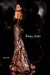 Jessica Angel 987 Opera Gloves Strapless Mirror Dress