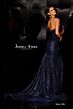Jessica Angel 996 High Slit Strapless Sequin Dress
