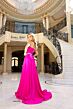 Jessica Angel 2402 High Slit Strapless Sweetheart Dress