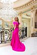 Jessica Angel 2413 Off The Shoulder Feather Dress