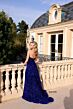 Jessica Angel 2436 Side Tail Plunging Neck Dress