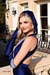 Jessica Angel 2464 Opera Gloves Hooded Dress