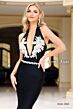 Jessica Angel 2465 Plunging Halter Embellished Dress