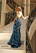 Jessica Angel 2495 Sheer Sides Floral Sequin Dress