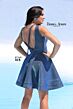 Jessica Angel 103 Open Back Plunging Neck Dress