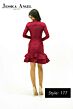 Jessica Angel 177 Front Cutout Ruffle Hem Dress