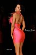 Jessica Angel 2328 Feather Top Two Piece Dress