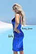 Jessica Angel 347S Surplice Bodice Sequin Dress