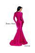 Jessica Angel 876 Beaded Neckline High Low Dress