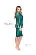 Jessica Angel 903 Hanging Sleeves V-Neck Dress
